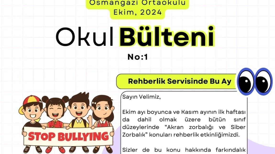 Ekim Ayı Veli Bülteni